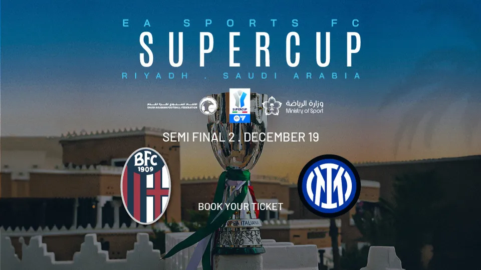 Bologna vs Inter Milan &#8211; EA Sports Supercup in Riyadh - Image 1